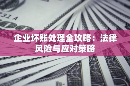 武汉企业坏账处理全攻略：法律风险与应对策略