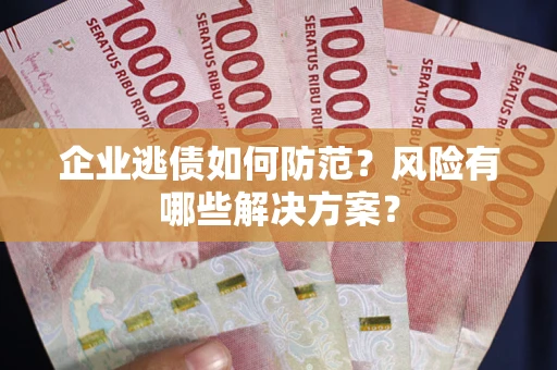 武汉企业逃债如何防范？风险有哪些解决方案？