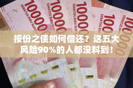 武汉按份之债如何偿还？这五大风险90%的人都没料到！
