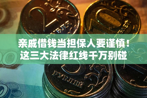 武汉亲戚借钱当担保人要谨慎！这三大法律红线千万别碰
