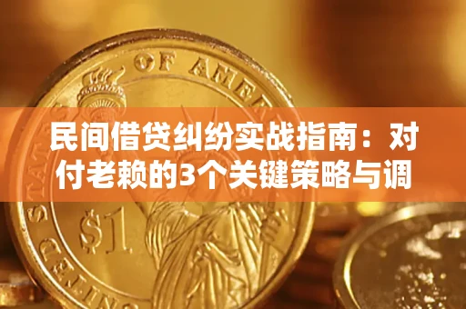 武汉民间借贷纠纷实战指南：对付老赖的3个关键策略与调解盲区解析