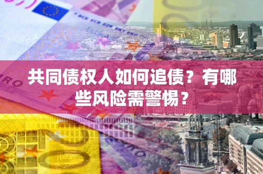 武汉共同债权人如何追债？有哪些风险需警惕？